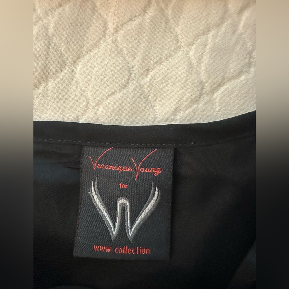 Veronique Young for W Elegant Black Women's Skirt - Picture 3 of 4